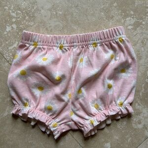 Pink sunflower shorts for toddler - excellent condition!